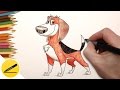 Как Нарисовать Собаку Оззи (Большой собачий побег) | Рисуем Бигля Оззи поэтапно