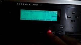 Kurzweil K2000 Secret Pong Game - Hidden Easter Egg screenshot 1