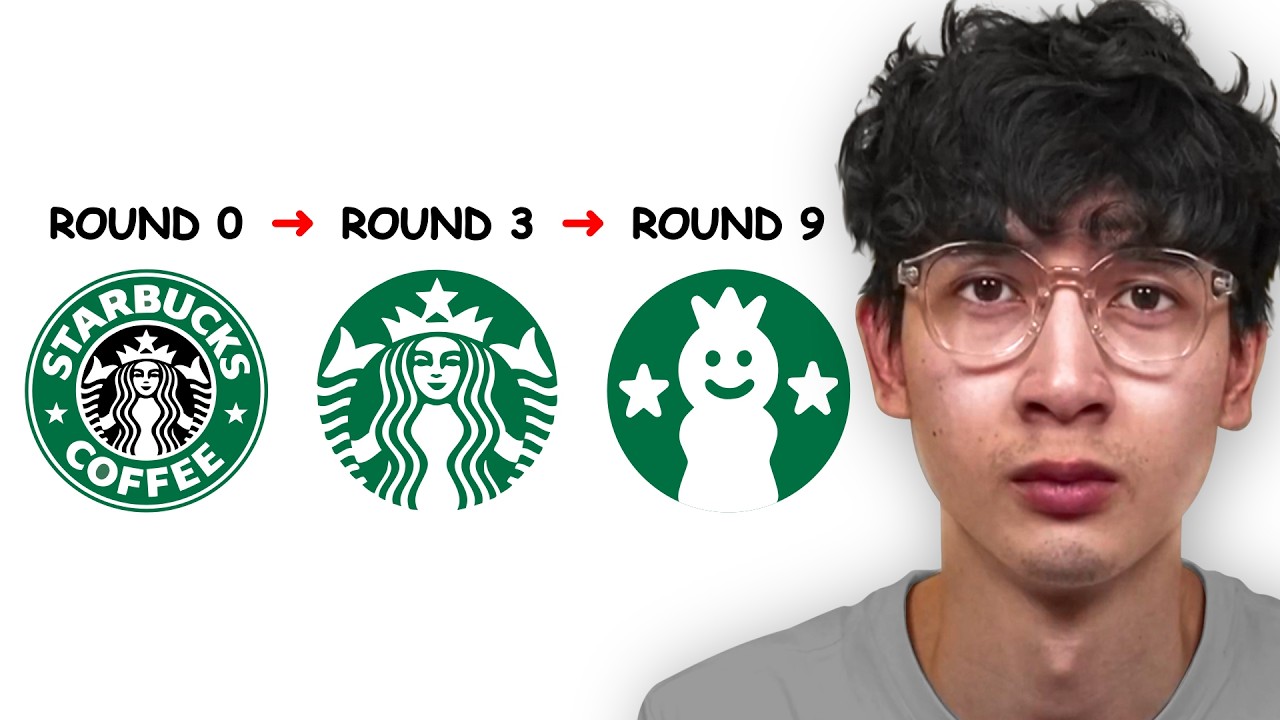 Я заставил ИИ упрощать логотипы до тех пор, пока они не стали выглядеть ужасно