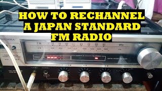 How To Rechannel A Japan Standard FM Radio