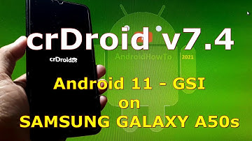 crDroid v7.4 Android 11 for Samsung Galaxy A50s - GSI ROM