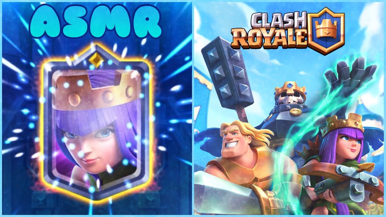 ASMR 👑 Nueva Actualización de Clash Royale • Consigo a la Reina Arquera • Desafío del Rey Esqueleto