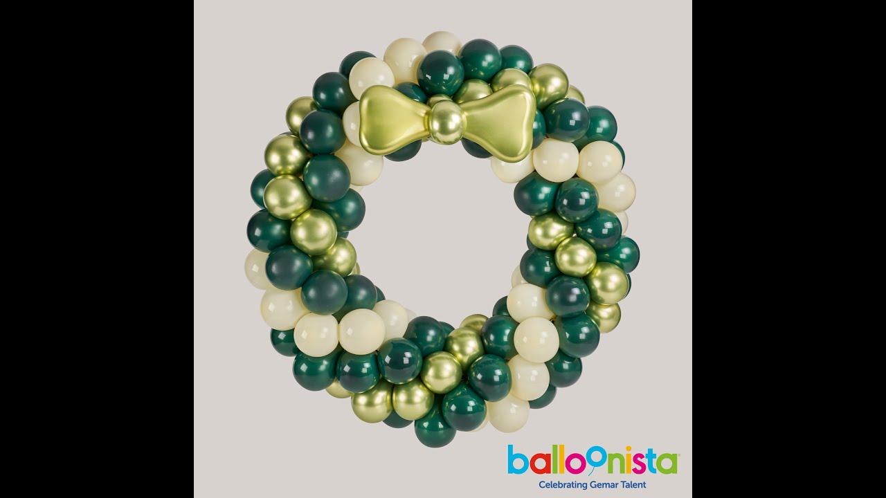 🎈 Ultimate Christmas Balloon Wreath Tutorial | Professional Balloon Art