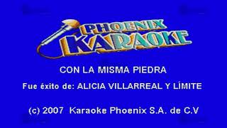 Video-Miniaturansicht von „Con La Misma Piedra - Multikaraoke ► Éxito De Límite“