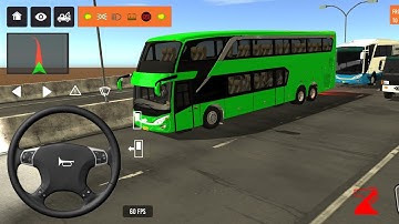 2025 new coach bus simulator 💥 || indonesia bus simulator part-8 #bus #game #simulator #comman 