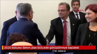 2020 Bütçesi TBMM Plan Bütçede Görüşülmeye Başlandı