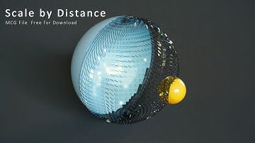 3dsmax - Scale polygons by distance