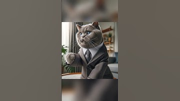 Late For Work! #cat #ai #cuteanimals #catlover #chatgpt #pets #work #latest #trending