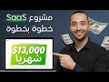 كيف هذا الموقع يربح 13 600 شهري ا مشروع Saas جاهز للمبتدئين 