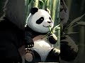 Panda eating bamboo
