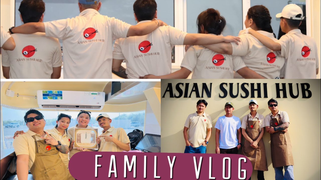 🇳🇵ASIAN SUSHI HUB GRAND PRE OPENing  ​@FIRST FAMILY BUSINESS IN DUBAI🇦🇪 ​@thedubaimall
