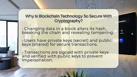 Why Is Blockchain Technology So Secure With Cryptography? - Talking Tech Trends