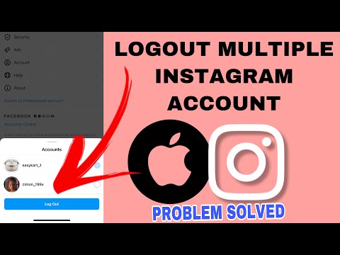 How To Remove Multiple Instagram Account From Any Iphone Problem Solved