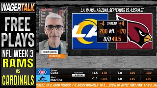 NFL Week 3 Picks, Predictions & Odds | Los Angeles Rams vs Arizona Cardinals Betting Preview