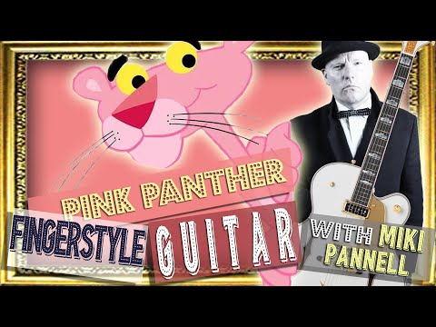 ♫-pink-panther---fingerstyle-guitar-lesson-♫-gretsch-g7593-black-falcon-demo-♫-miki-pannell-+-tab