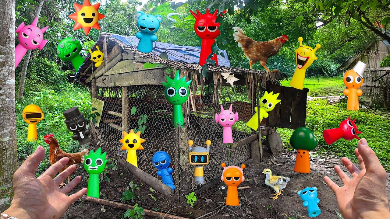 🐔👀 Hunting ALL SPRUNKI in the Chicken Coop – Funny Day