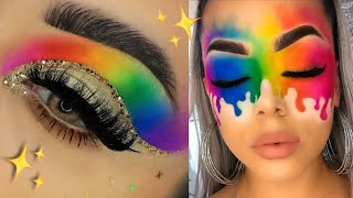 PRIDE MAKEUP  MAQUILLAJE INSPIRADO EN LA BANDERA LGBT!!!