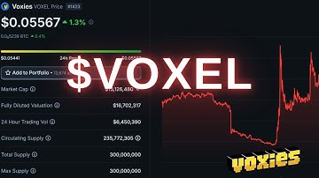 Voxies Altcoin Latest Update & VOXEL Coin Price Prediction!