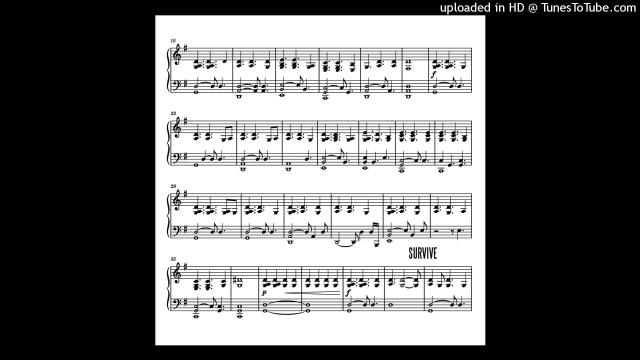 Lewis Capaldi - Survive (Piano Acoustic)
