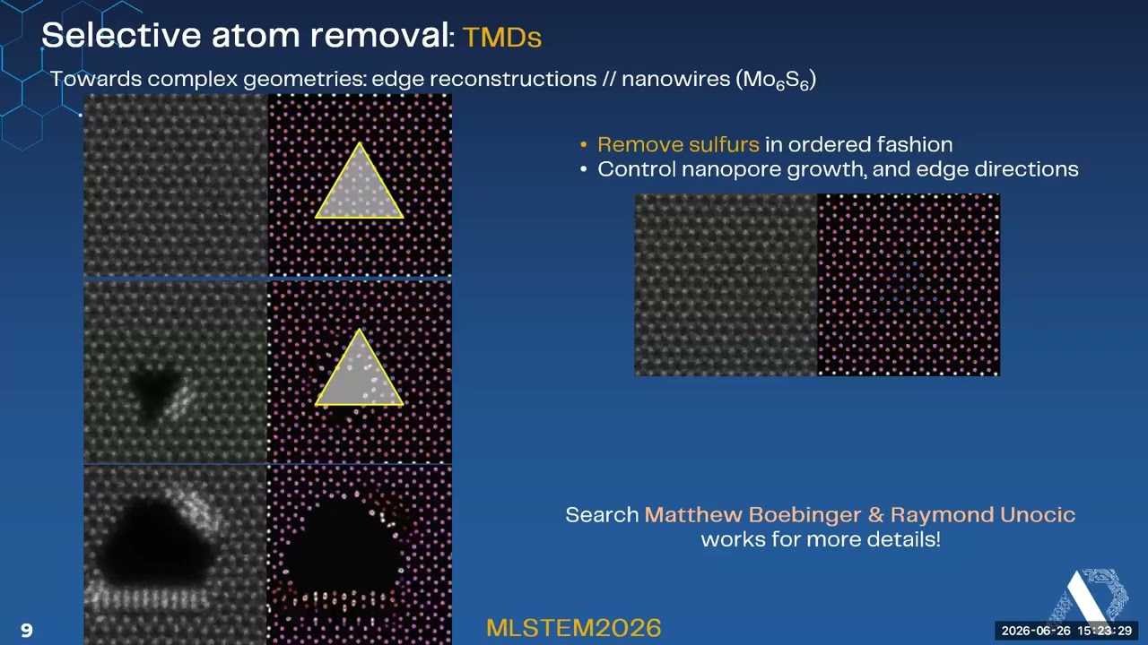 Day 5 - Atomic Fabrication with STEM (guest lecture) - Roccapriore