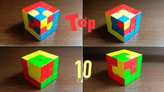 10 Rubik's cube patterns that anyone can do. (Tutorial)