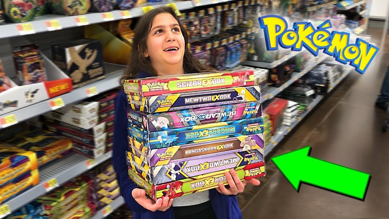 Massive Pokemon Cards Haul From Walmart Opening Pokemon Boxes From The Store - 