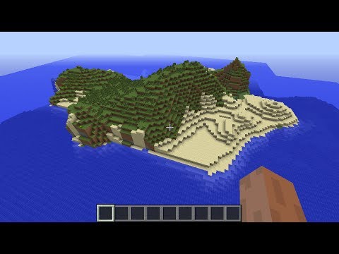 Minecraft Survival Island Seed 1 7 10 A Generic Island Survival For An Amplified World Youtube