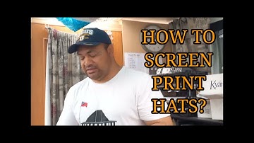 How To screen print your hats? (#Basic DIY Method)