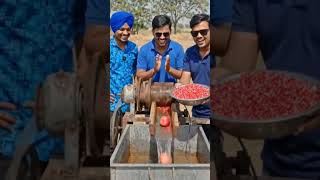 is machine Ko Dekho Anar ke Dane nikalne start