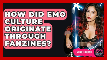 How Did Emo Culture Originate Through Fanzines? - Emo Kid Forever