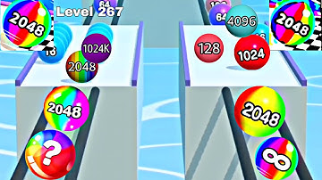 Ball Run 2048 - All Levels Gameplay Android, iOS ( Levels 261- 270)