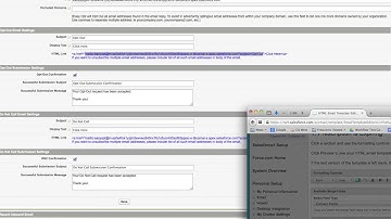 Easy Opt Unsubscribe Demonstration - Setup for Salesforce HTML Templates