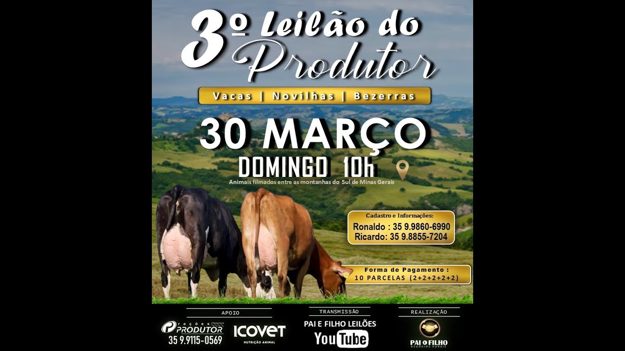 3º LEILÃO DO PRODUTOR