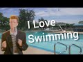 Rick astley swims