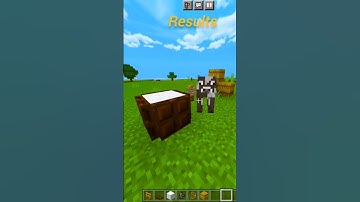 Minecraft milk barrel hack | #shorts