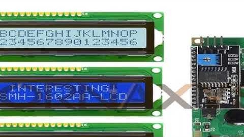 LCD1602+I2C Module Blue / Yellow Green Screen 16x2 Character LCD Display PCF8574T PCF8574 IIC I2C In