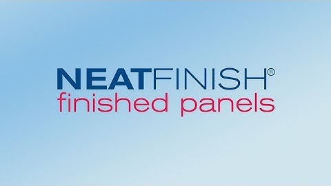 NeatFINISH finished MDF panels