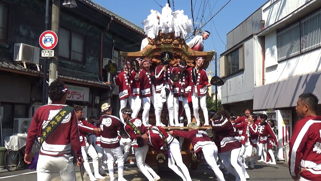 馬場町だんじり試験曳き 2024年9月8日 大阪府羽曳野市 誉田八幡宮氏子