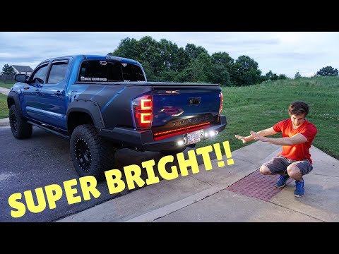 Installing Rear Bumper LED Lights for the Toyota Tacoma!