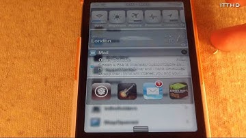 How to Make Your Notification Center Background Clear and Blurry - BlurriedNCBackground