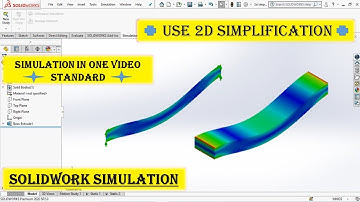 How to use 2d simplification in Solidworks simulation | Solidworks simulation