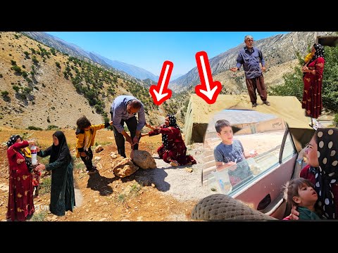 Akram's crying and restlessness from owning a tent to buying land