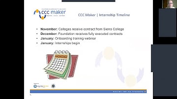 CCC Maker Weekly Webinar 2 FCCC Internships 11-2-17
