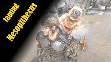 ARK Survival Evolved - taming some Mesopithecus
