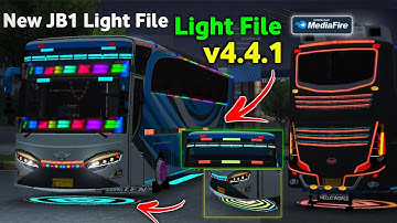 JB1 Bus Lighting File For Bussid V4.4.1 Update For Bus Simulator Indonesia | Jb1 Light 🚨