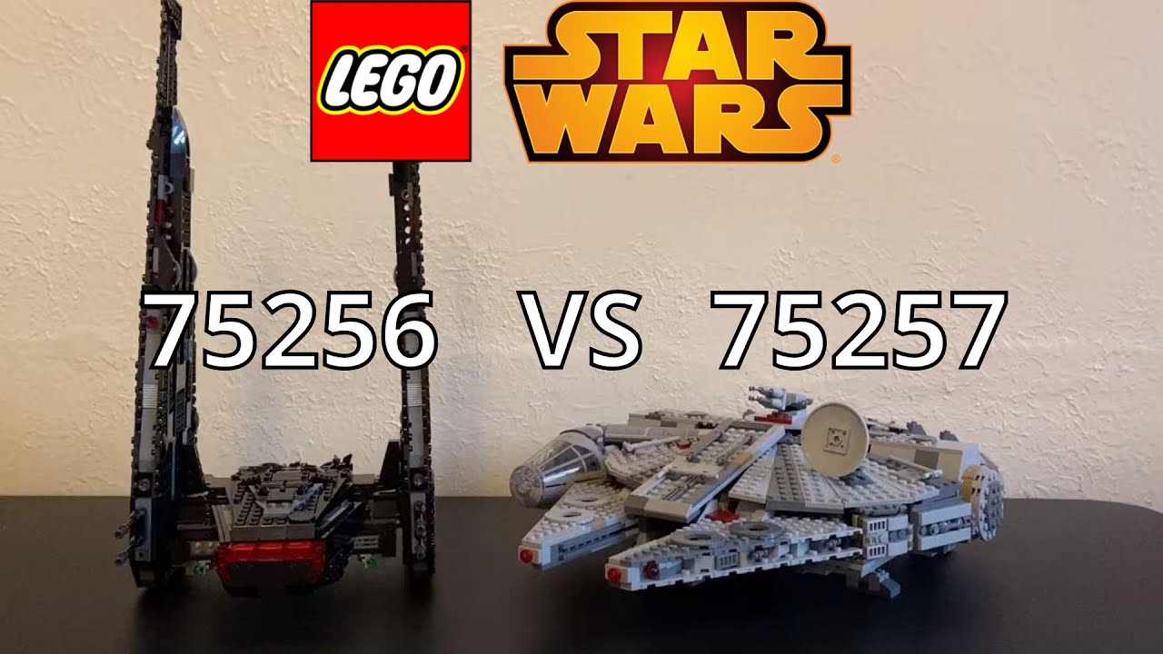 LEGO Star Wars Kylo Ren’s Shuttle 75256 VS LEGO Star Wars Millennium Falcon 75257