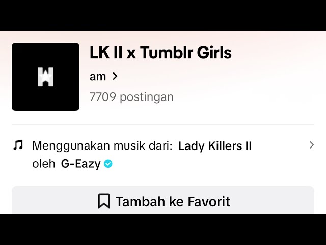 Lady Killers II x  Tumblr Girls Tiktok Version class=