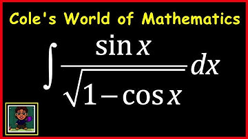 Integral of sin x/sqrt(1- cos x) ❖ Calculus ❖ Trig Integrals