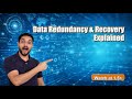 Data Redundancy &amp; Recovery Explained (Watch at 1.5×) | AWS Implementation + Real Demo