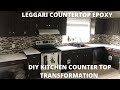 DIY Leggari countertops | Countertop transformation | epoxy counter top |
